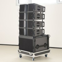Domc Ka208 8-Inch  Passive Line Array System for Live Performances, Theaters, Auditoriums and Bars
