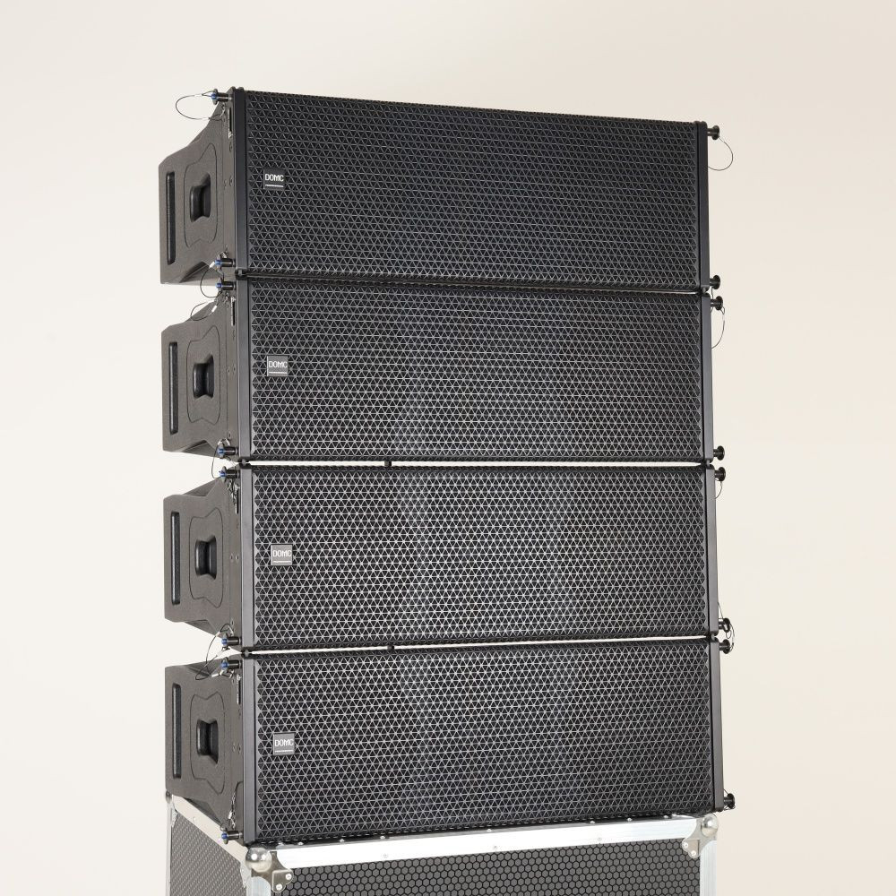 The Domc Xr212 Line Array Precision-Tuned Professional Audio Equipment for MID-Large Venues and Mobile Sound Reinforcem