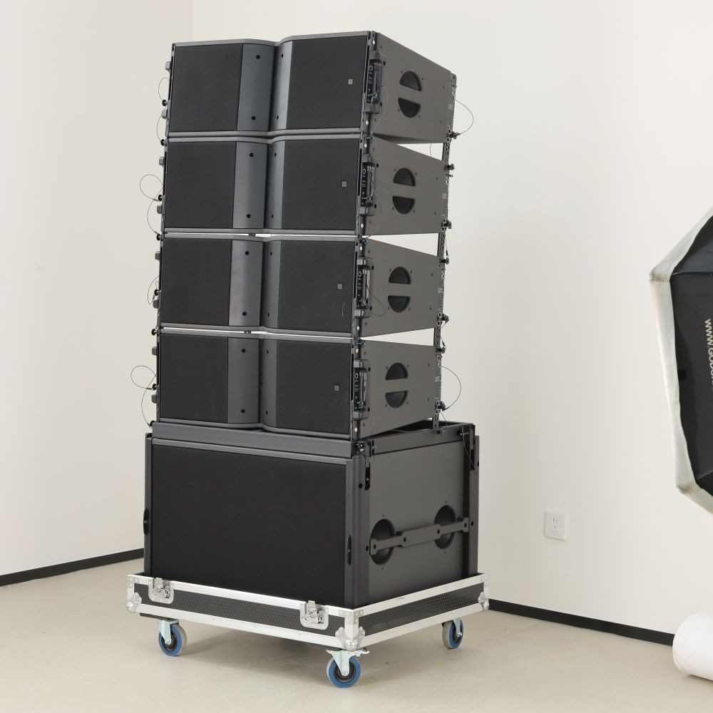 Domc Ka210 Passive Professional 10-Inch Line Array Domc/OEM 110° Vertical Dispersion, Multi-Scenario Professional Au