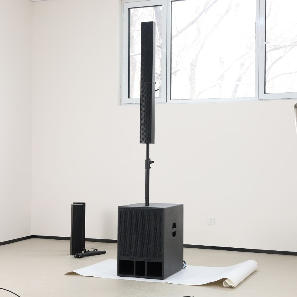 Portable Column Speaker Subwoofer Combo - Professional Performance Outdoor High-Power Deep Bass Portable Audio System