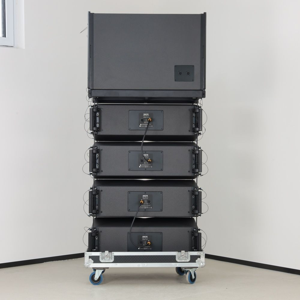 Domc Ka208 8-Inch  Passive Line Array System for Live Performances, Theaters, Auditoriums and Bars